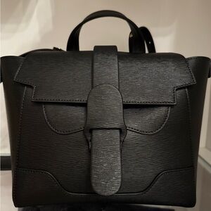 NWT senreve real leather black mimosa leather bag still with tags